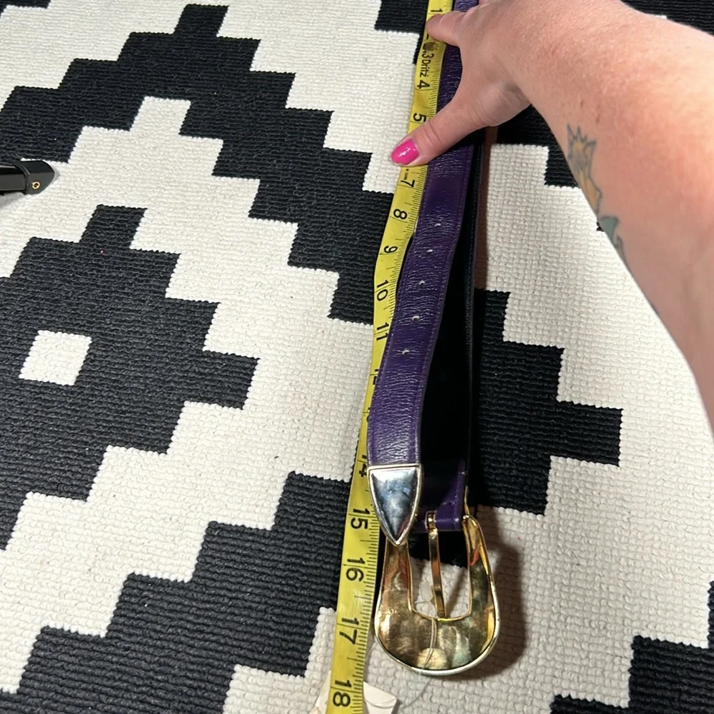 Fab, VINTAGE, NORDSTROM, purple leather belt!!